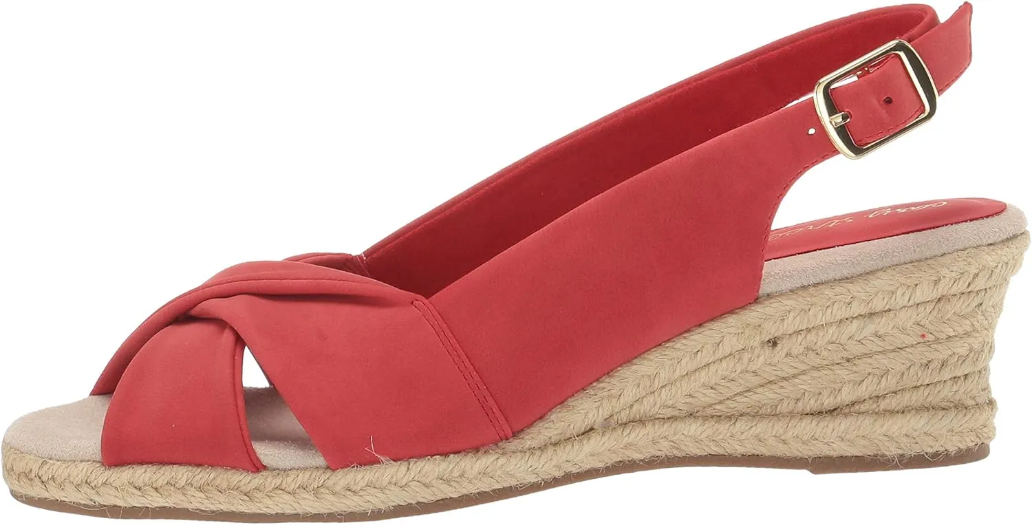 Easy Street Women's Maureen Espadrille Sandals Casual Shoes