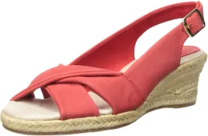 Easy Street Women's Maureen Espadrille Sandals Casual Shoes