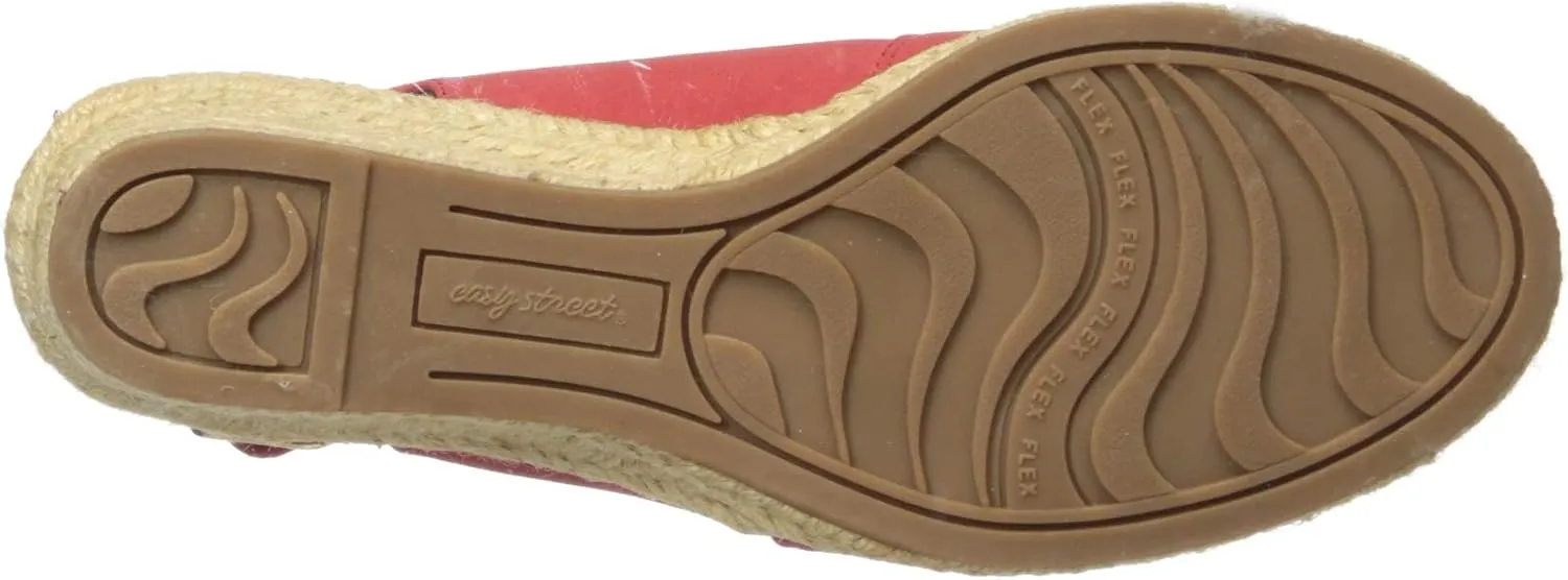 Easy Street Women's Maureen Espadrille Sandals Casual Shoes