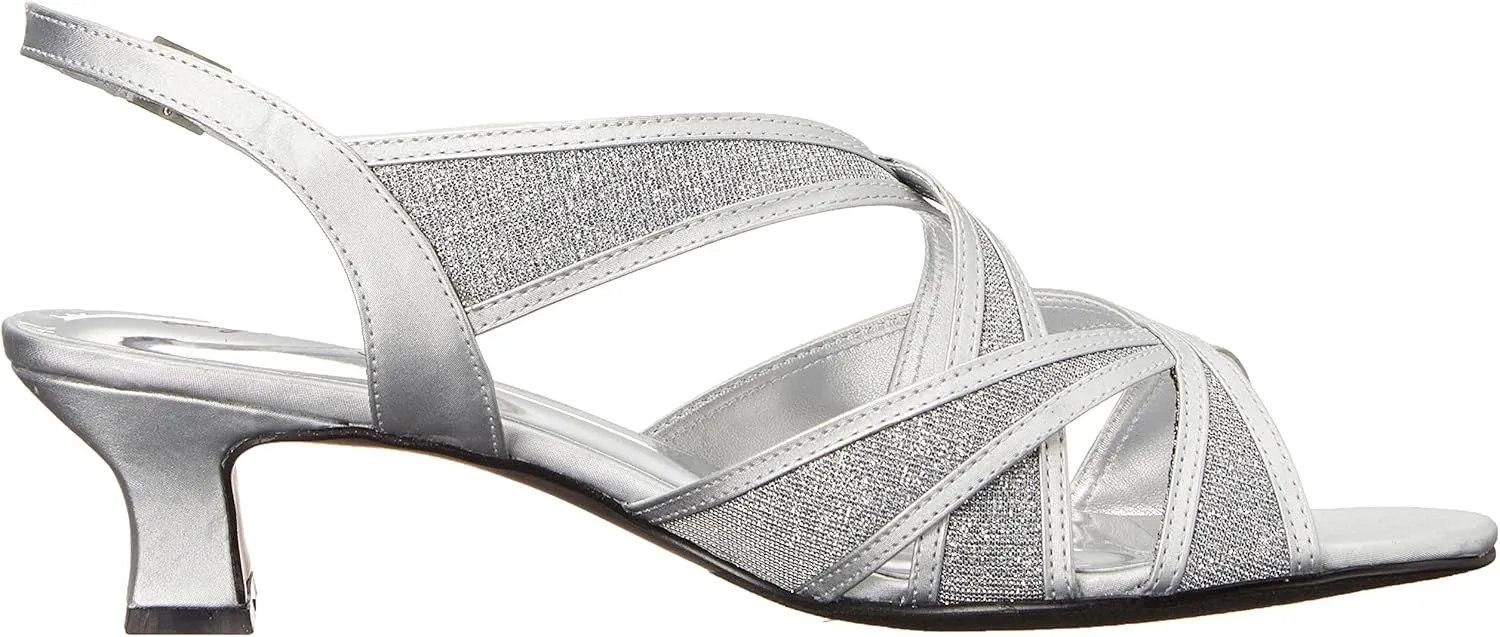 Easy Street Womens Tristen Mesh Inset Dress Sandals