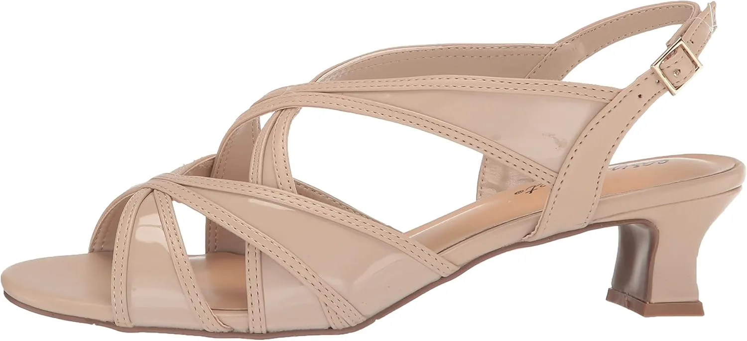 Easy Street Womens Tristen Mesh Inset Dress Sandals