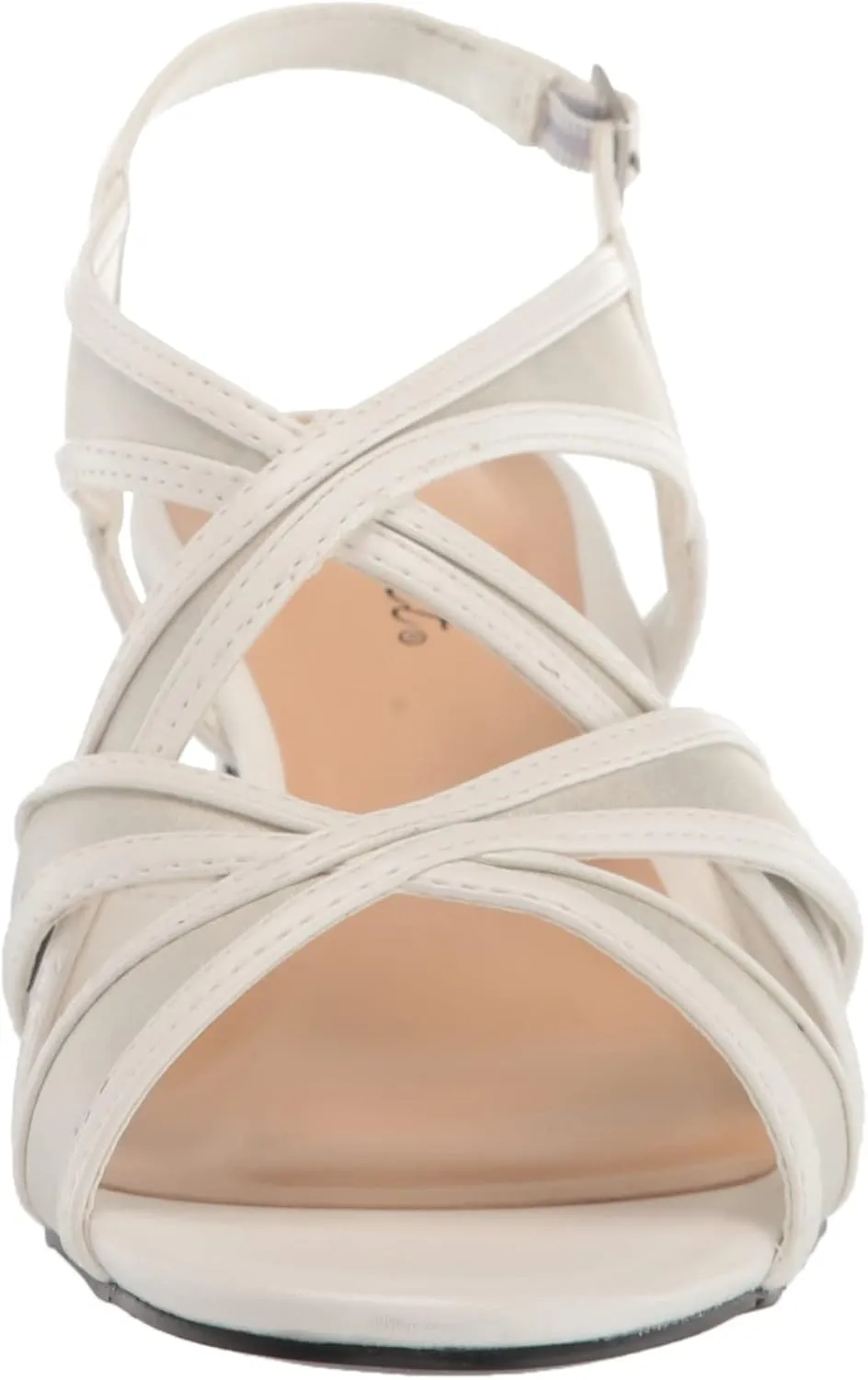 Easy Street Womens Tristen Mesh Inset Dress Sandals