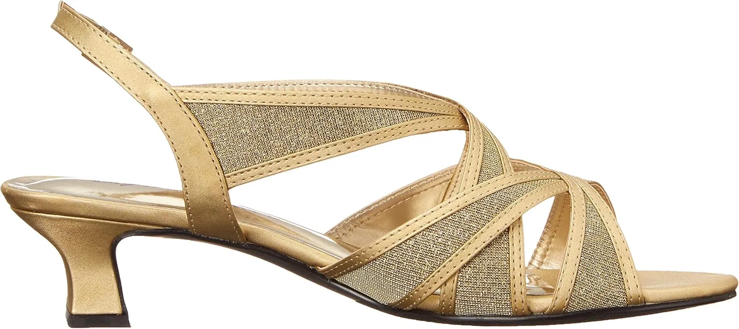 Easy Street Womens Tristen Mesh Inset Dress Sandals