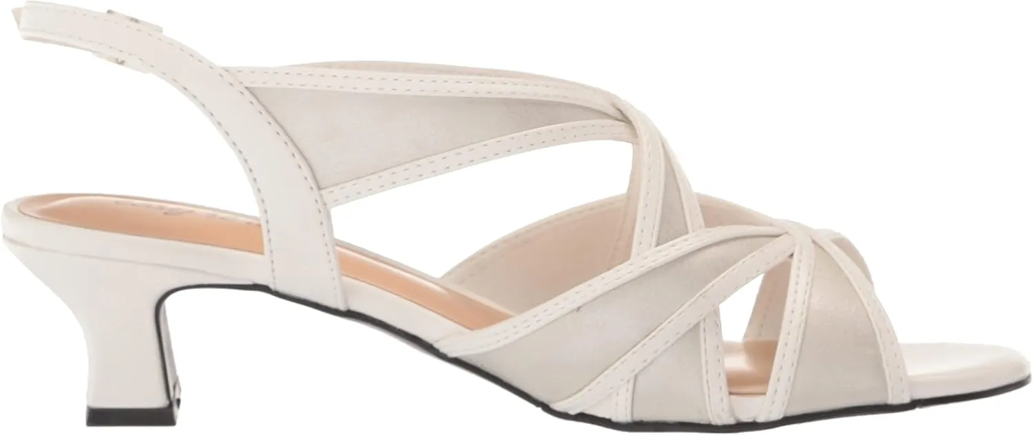 Easy Street Womens Tristen Mesh Inset Dress Sandals