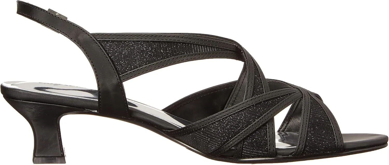 Easy Street Womens Tristen Mesh Inset Dress Sandals