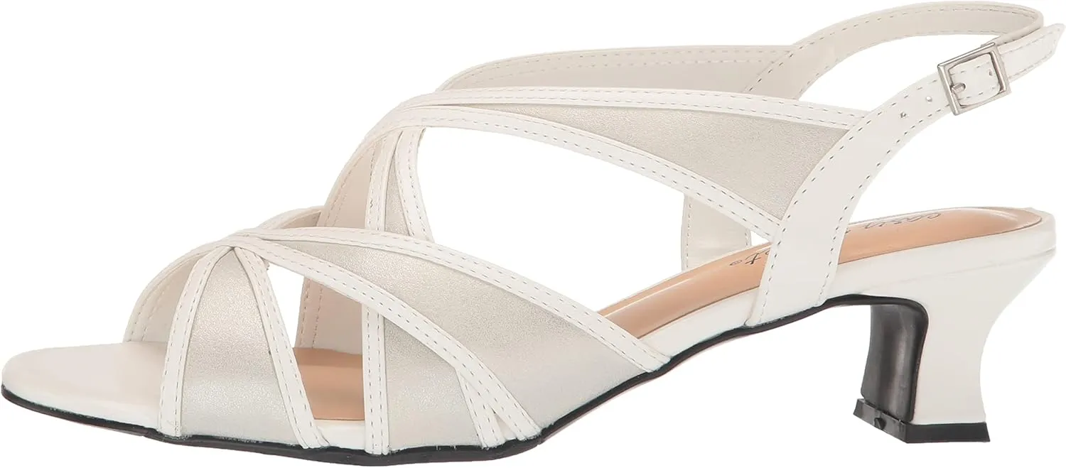 Easy Street Womens Tristen Mesh Inset Dress Sandals