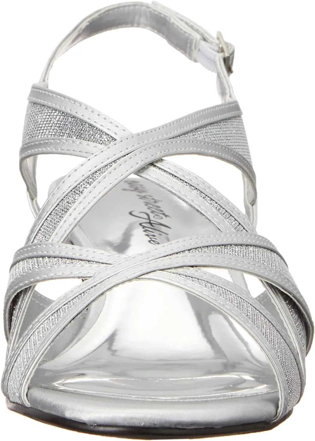 Easy Street Womens Tristen Mesh Inset Dress Sandals
