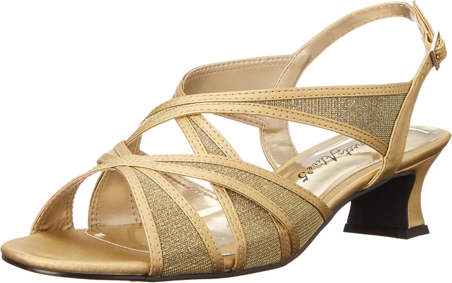 Easy Street Womens Tristen Mesh Inset Dress Sandals