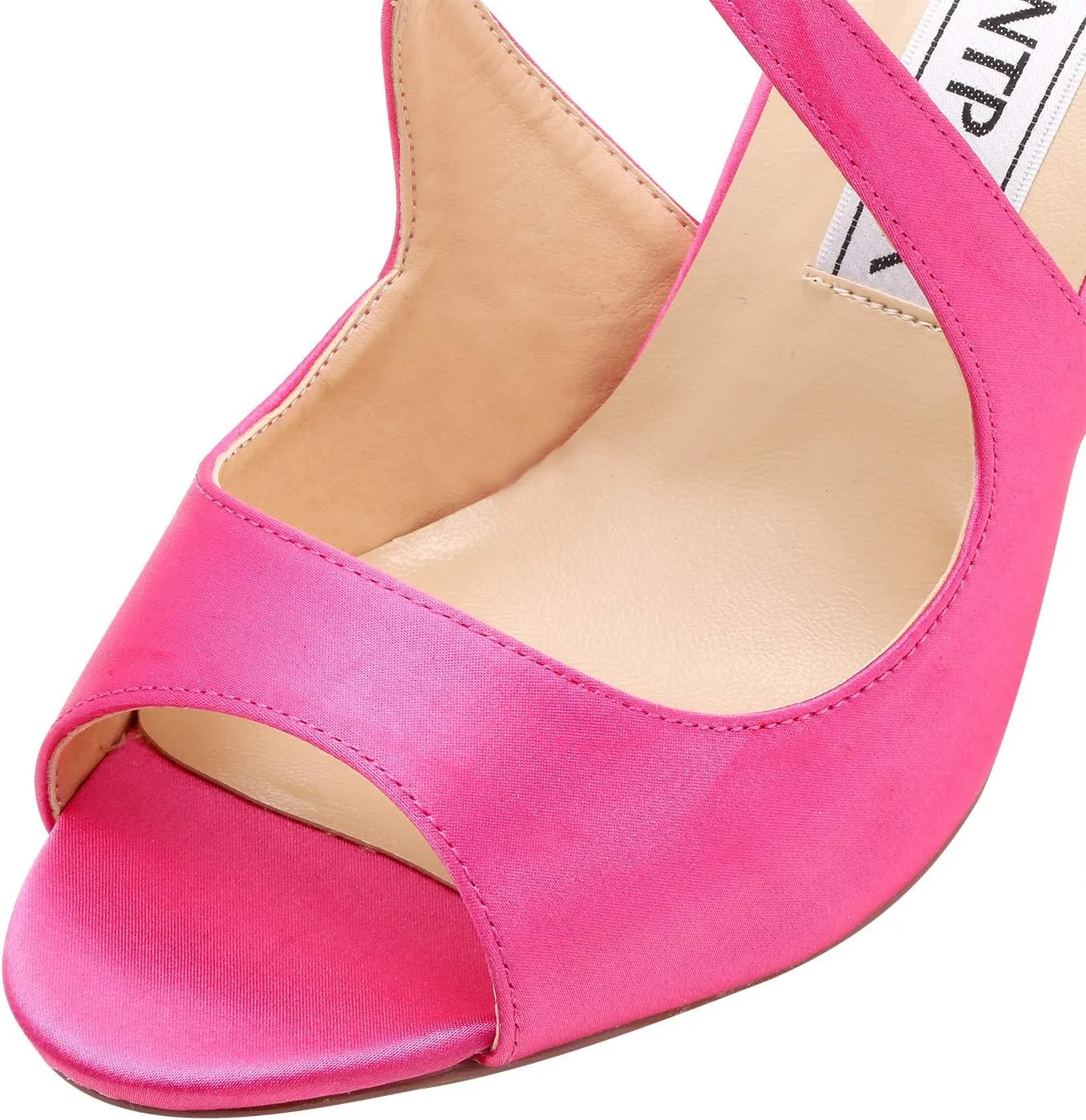 ELEGANTPARK Sandals for Women Peep Toe High Heels Cross Strappy Wedding Evening Dress Shoes Buckle Stain