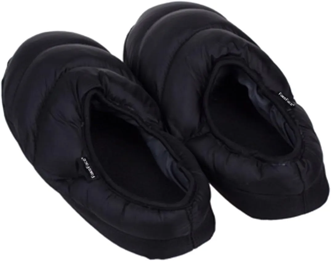 FakeFace Mens Womens Soft Warm Cozy Quilted Down Slippers Mules Comfort Antiskid Slip-On Winter Ankle Boots Footwear Lightweight Waterproof House Home Indoor Shoes