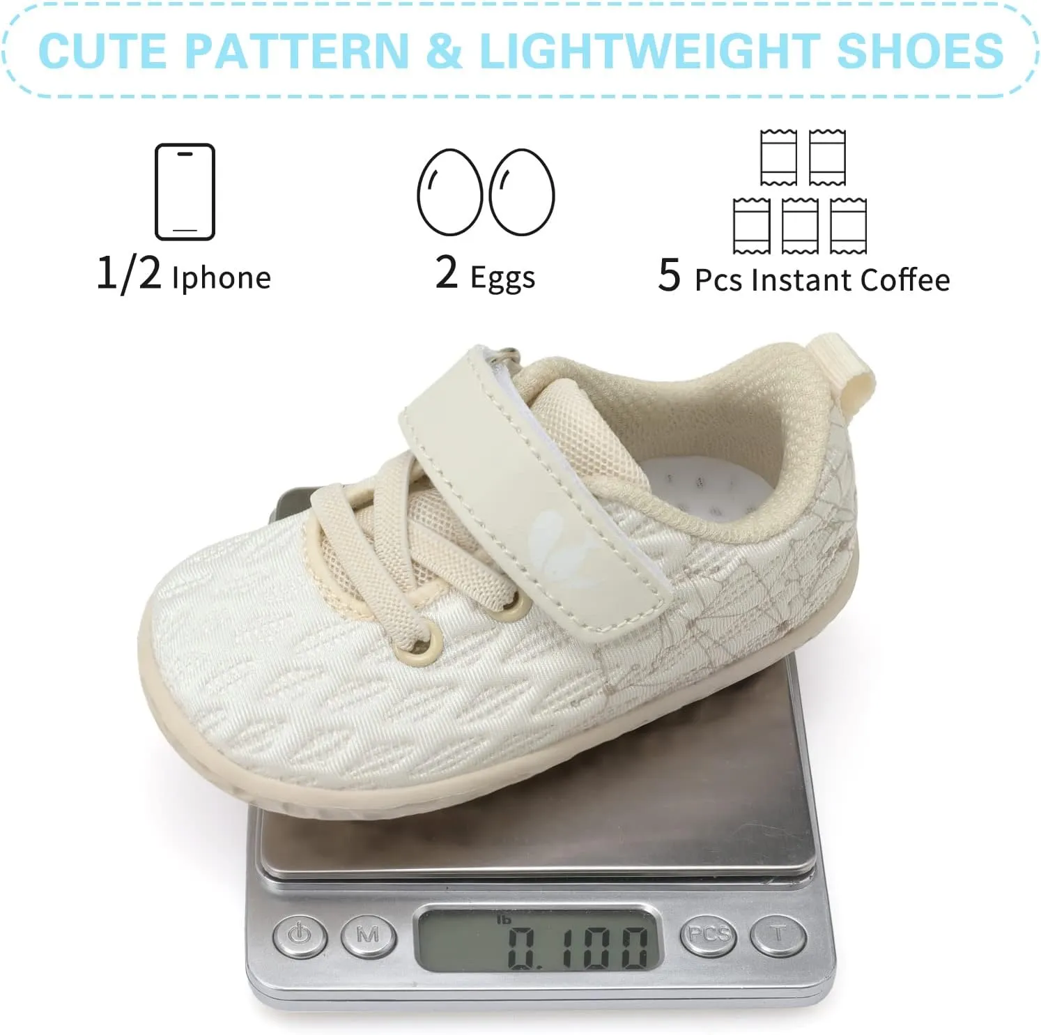 FEETCITY Baby Sneakers Boys Girls Infant Shoes First Walking Shoes Newborn Crib Shoes Toddler Slip On Shoes