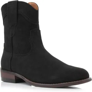 Ferro Aldo Alejandro MFA606326 Mens Memory Foam Casual High Western Buckle Strap Ankle Dress Boots