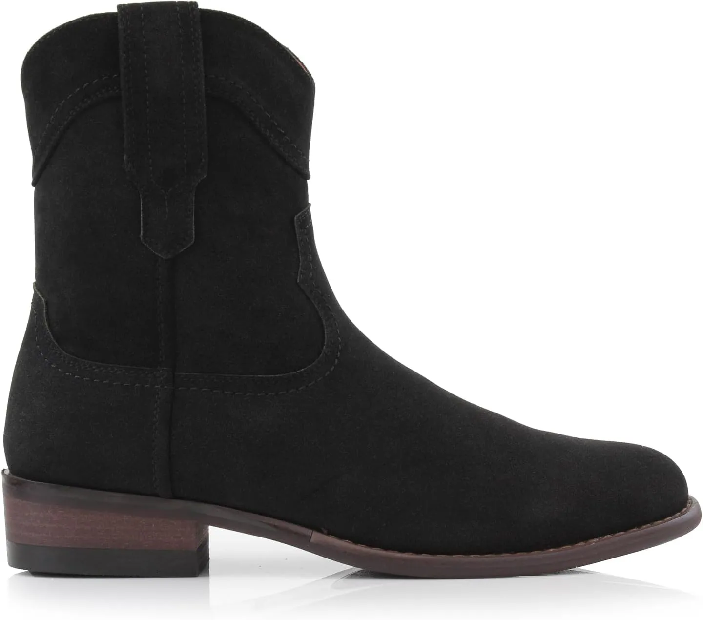 Ferro Aldo Alejandro MFA606326 Mens Memory Foam Casual High Western Buckle Strap Ankle Dress Boots