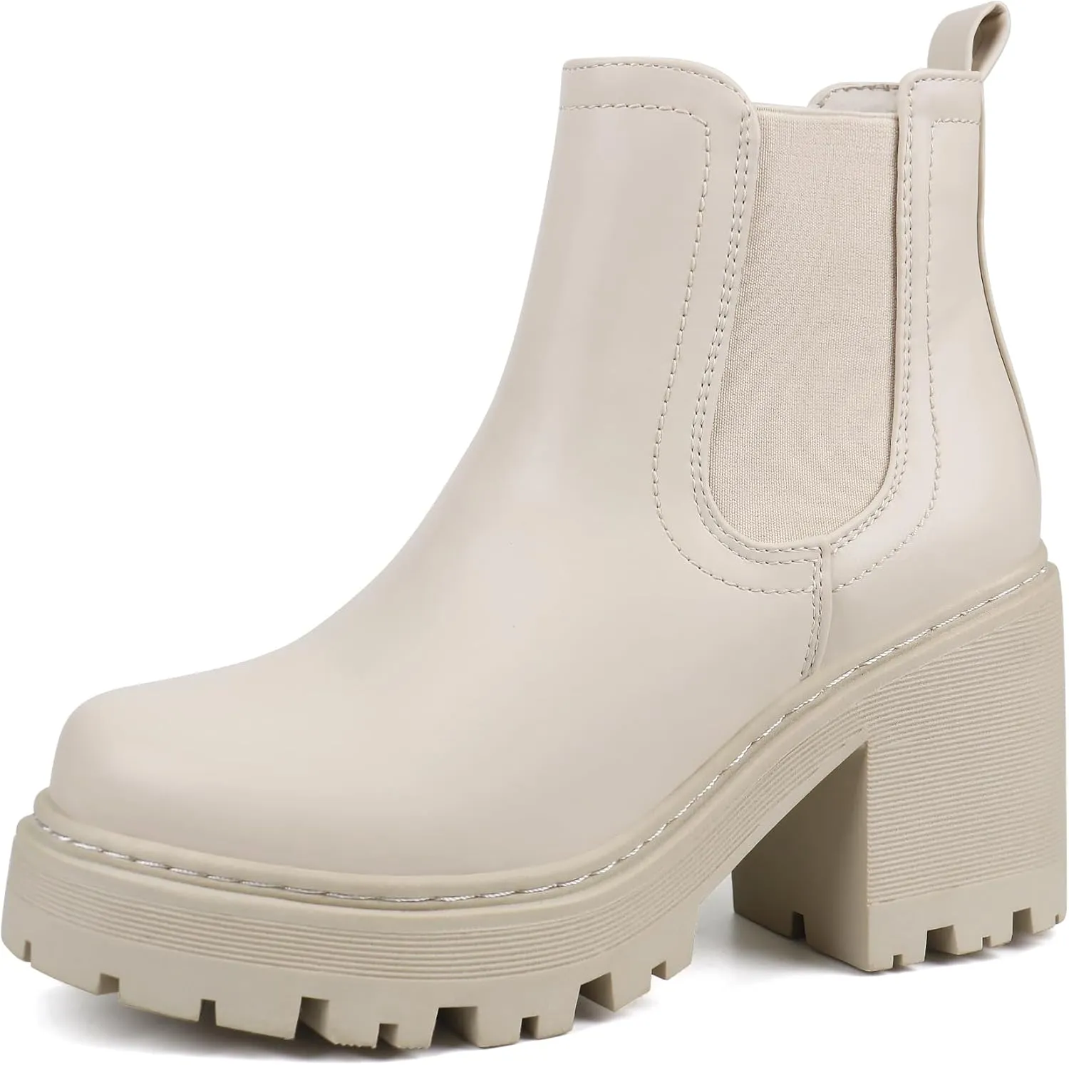 firelli Women Fashion Chelsea Boots Platform Boots Classic Ankle Booties
