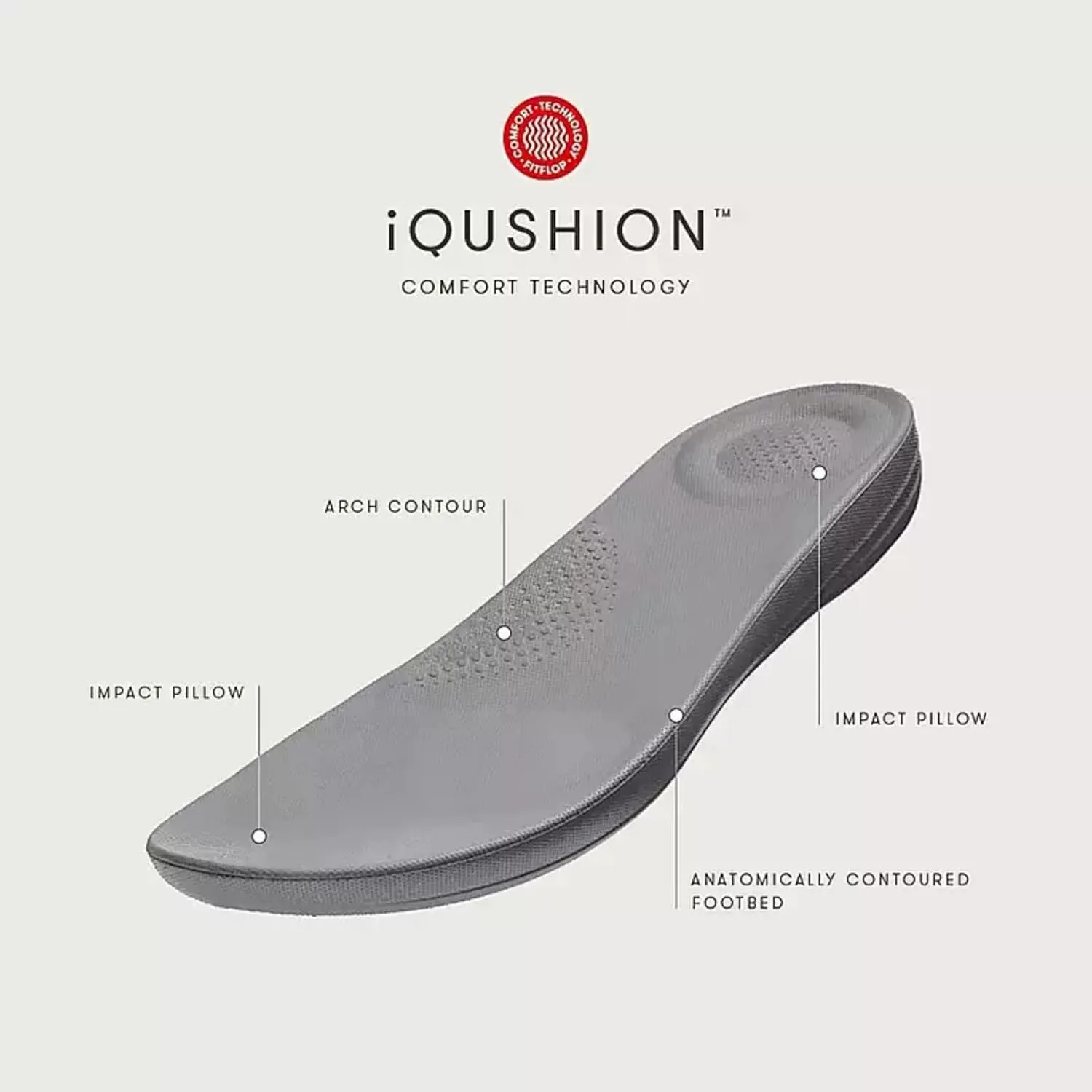 FitFlop iQushion D Luxe Padded Teddy Slipper Mules - Women's Fluffy Cozy House Shoes, Indoor Outdoor Slippers with Arch Support, Ultra Light Cushioning, Slip Resistant Rubber Sole