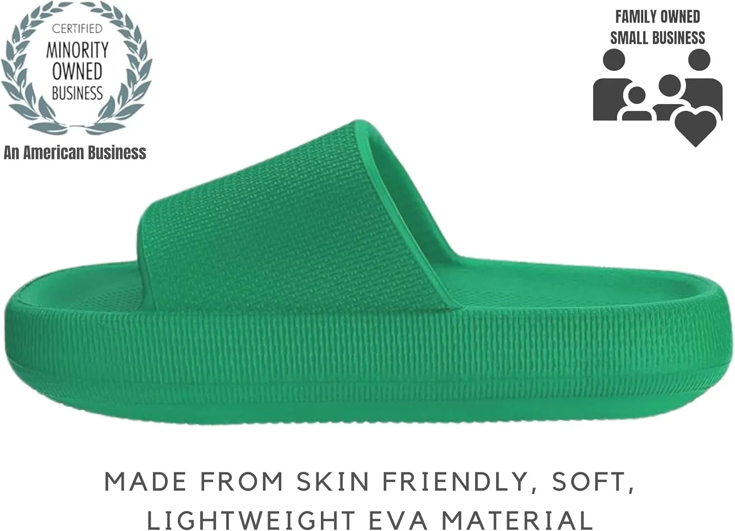 Genuine Pillow Slippers for Women and Men | House Slides Shower Sandals | Extremely Comfy | Cushioned Thick Sole | Cloud Slides | Lightweight Non-Slip Easy to Clean