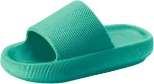 Genuine Pillow Slippers for Women and Men | House Slides Shower Sandals | Extremely Comfy | Cushioned Thick Sole | Cloud Slides | Lightweight Non-Slip Easy to Clean