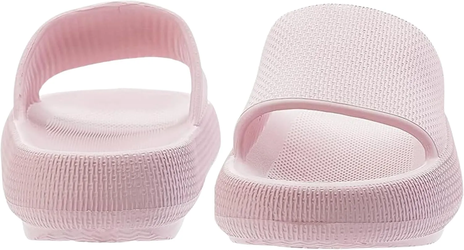 Genuine Pillow Slippers for Women and Men | House Slides Shower Sandals | Extremely Comfy | Cushioned Thick Sole | Cloud Slides | Lightweight Non-Slip Easy to Clean