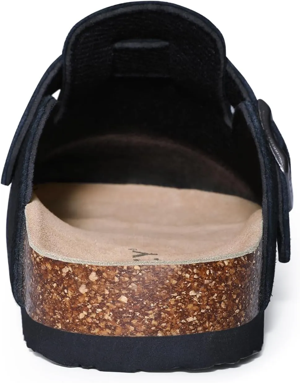 Genuine Suede Clogs for Women Men Soft Cork Footbed Leather Mules Comfort Potato Shoes with Arch Support