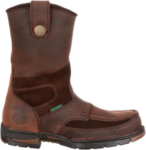 Georgia Boot Men's Georgia Athens Wellington Work Boot-m MNS 10" Gwp Wrk Br