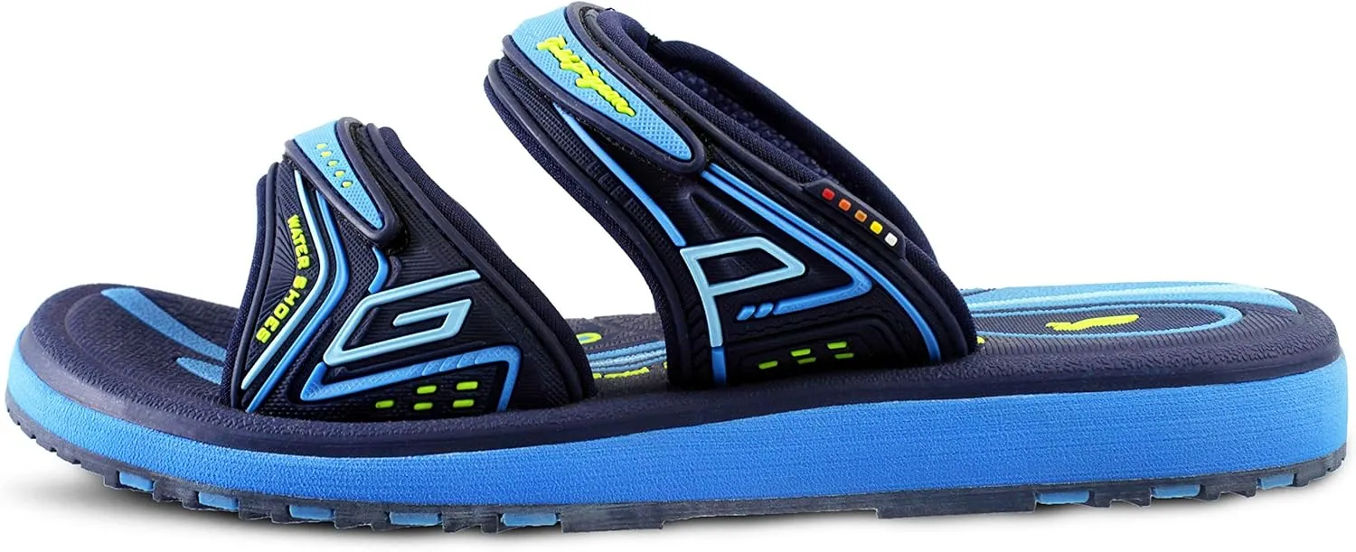 Gold Pigeon Shoes KIDS Easy Snap Lock Outdoor/Water Sandals & Slides. Adjustable Straps