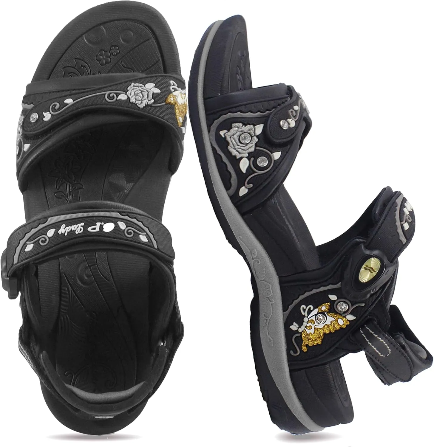 Gold Pigeon Shoes |SIGNATURE| Easy Snap Lock Comfort Ergonomic Walking Sandals for Women