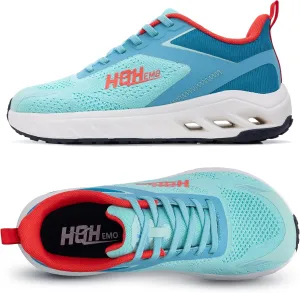 GOOBON Womens Wide Toe Box Walking Shoes with Arch Support Wide Width Tennis Running Sneakers Zero Drop Shoe