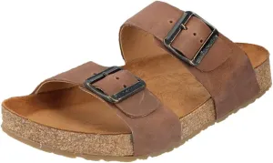 HAFLINGER Unisex Summer Genuine Leather Non-Slip Andrea Mule Sandals