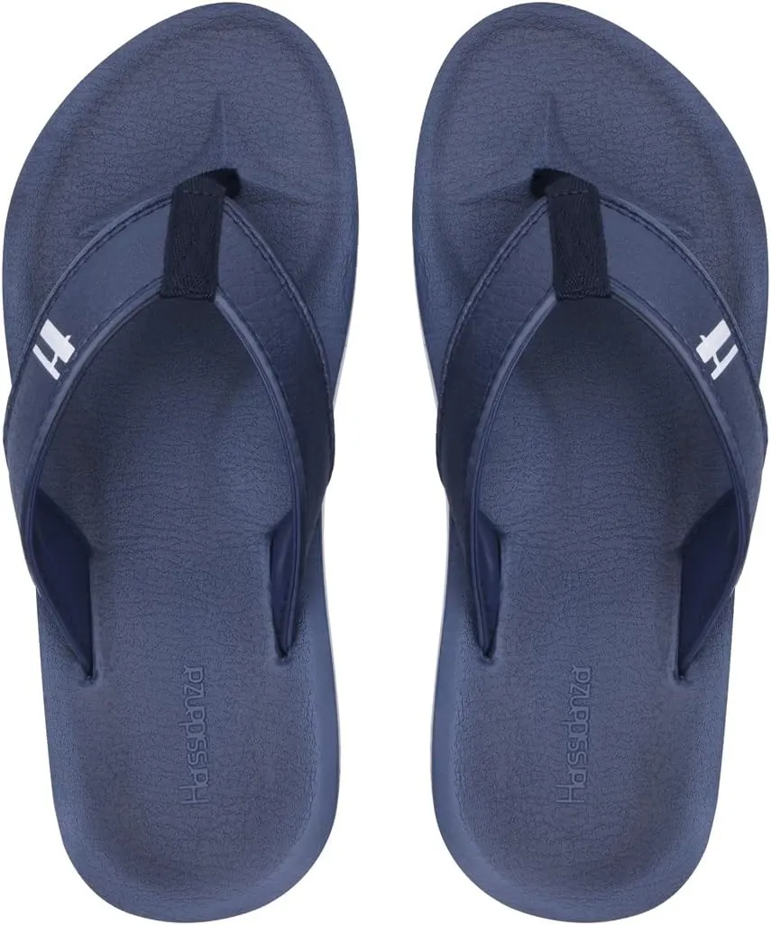 Harssidanzar Mens Flip-Flops,Classical Thong Footbed Sandals Lightweight Quick-dry waterproof Summer Beach Sandals KM230US