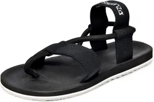 Harssidanzar Sandals For Men,Comfy Lightweight Open Toe Beach Sandal Outdoor Summer Sandals KM237US