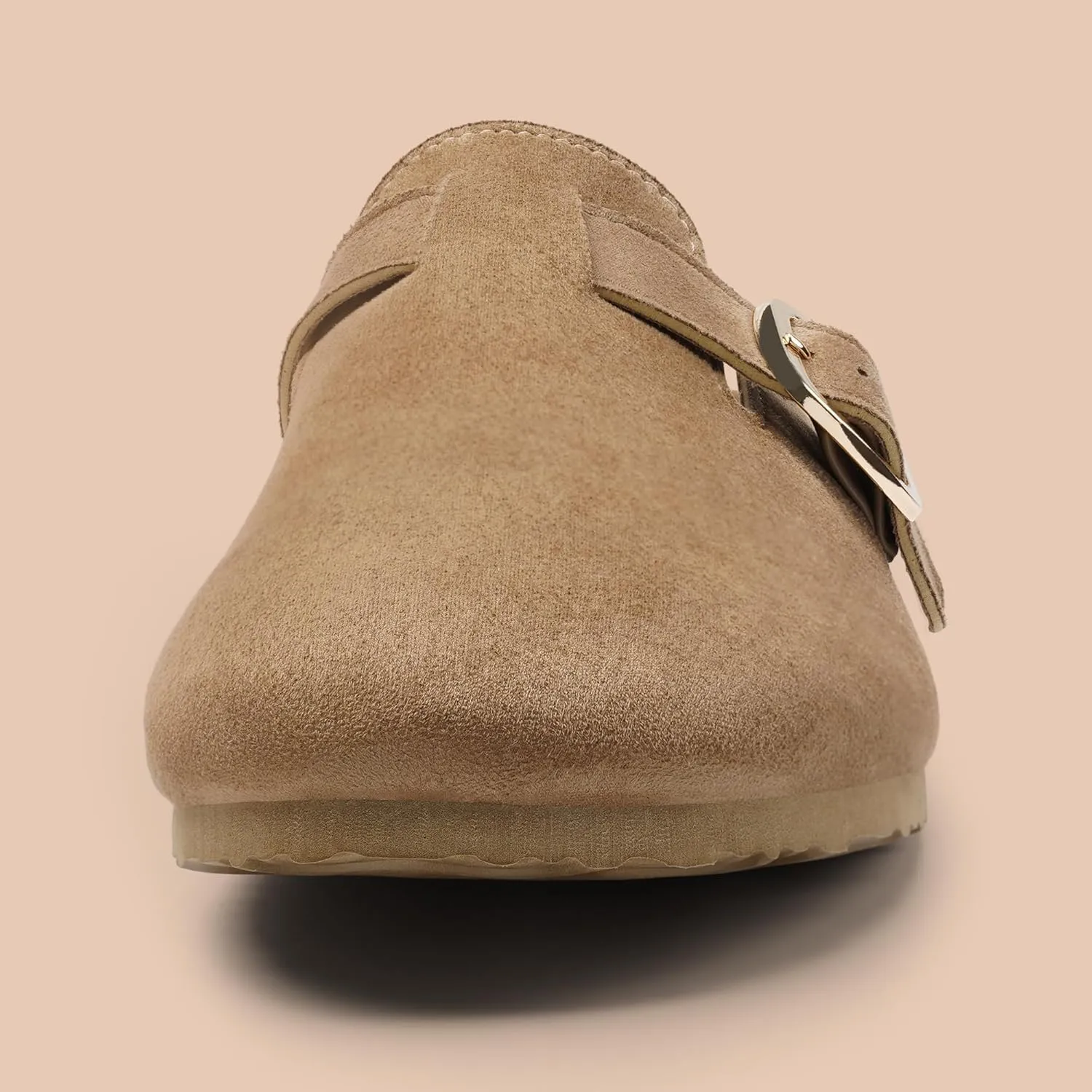Harvest Land Women's Clogs Mules with Cork Footbed - Antislip Comfort Soft Slippers Shoes