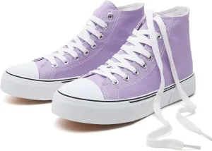 hash bubbie Unisex Fashion High top Sneakers Womens Classic High Tops Canvas Shoes Casual Tennis Shoes for Men