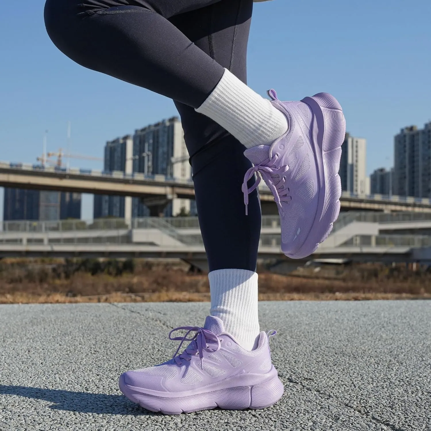 Hawkwell Women's Cloud Zero Active Walking Tennis Cushion Running Shoes Breathable Athletic Gym Workout Jogging Sports Sneakers Non Slip Medical Work Shoes
