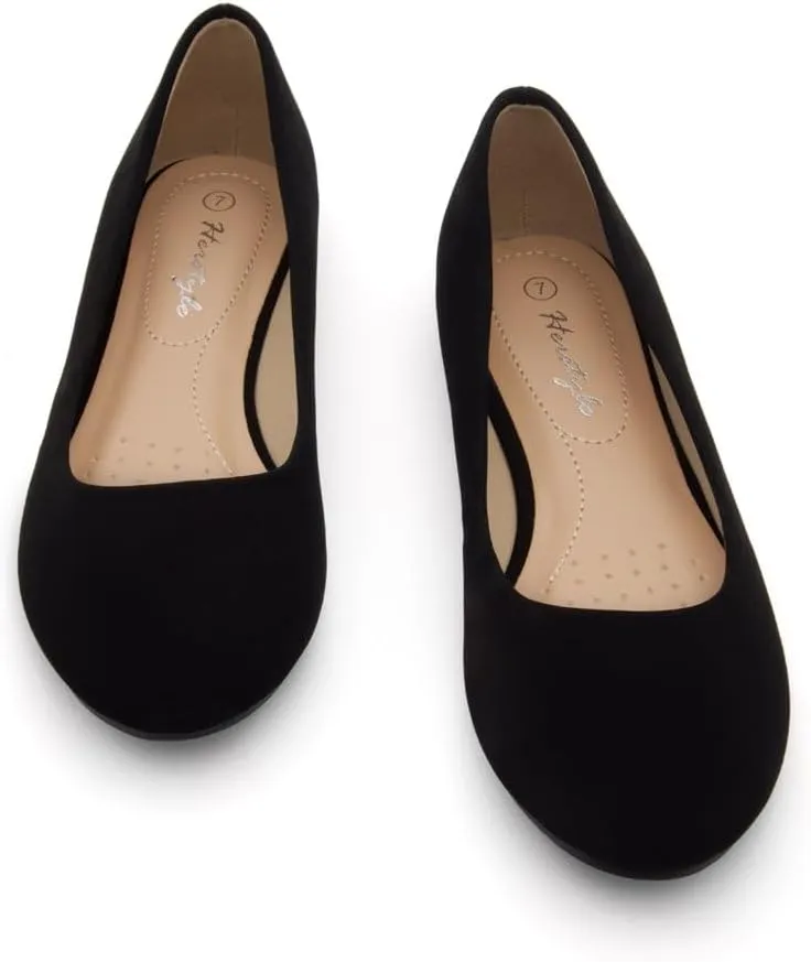Herstyle Ever Memory Women's Ballet Flats Dressy Flat Shoes Almond Toe Ballerina Comfortable Slip-On Casual Flats for Daily Wear Work Office and Party