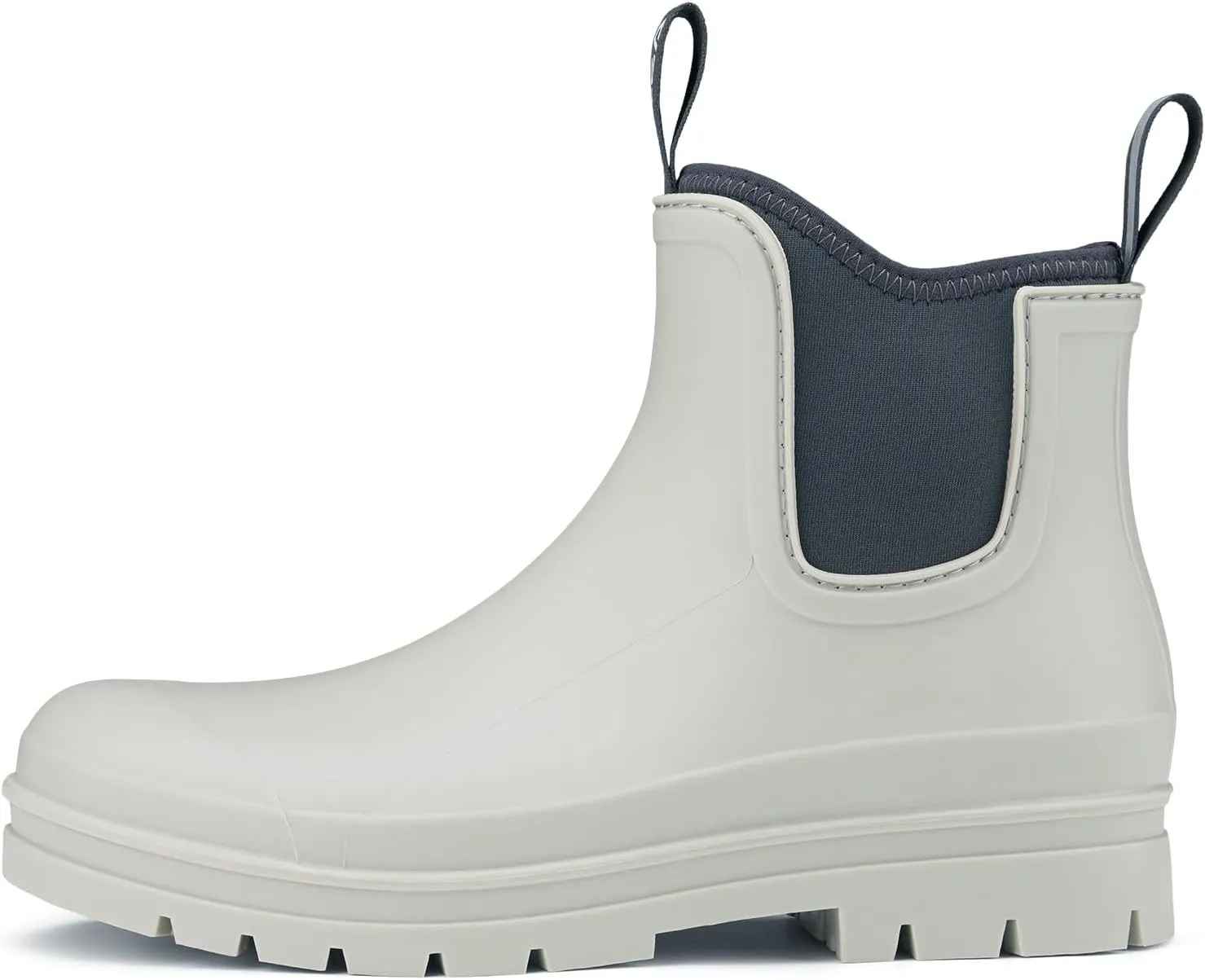 HISEA Women's Chelsea Rubber Rain Boots Ankle Rain Boots Waterproof Women Neoprene Short Garden Boots
