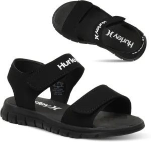 Hurley kids and toddlers Ken Sandals, for Boys and Girls, Kid's Lightweight Open Toe Sandals, Beach Sandals with Adjustable straps, for Outdoors, Water Play and Pool