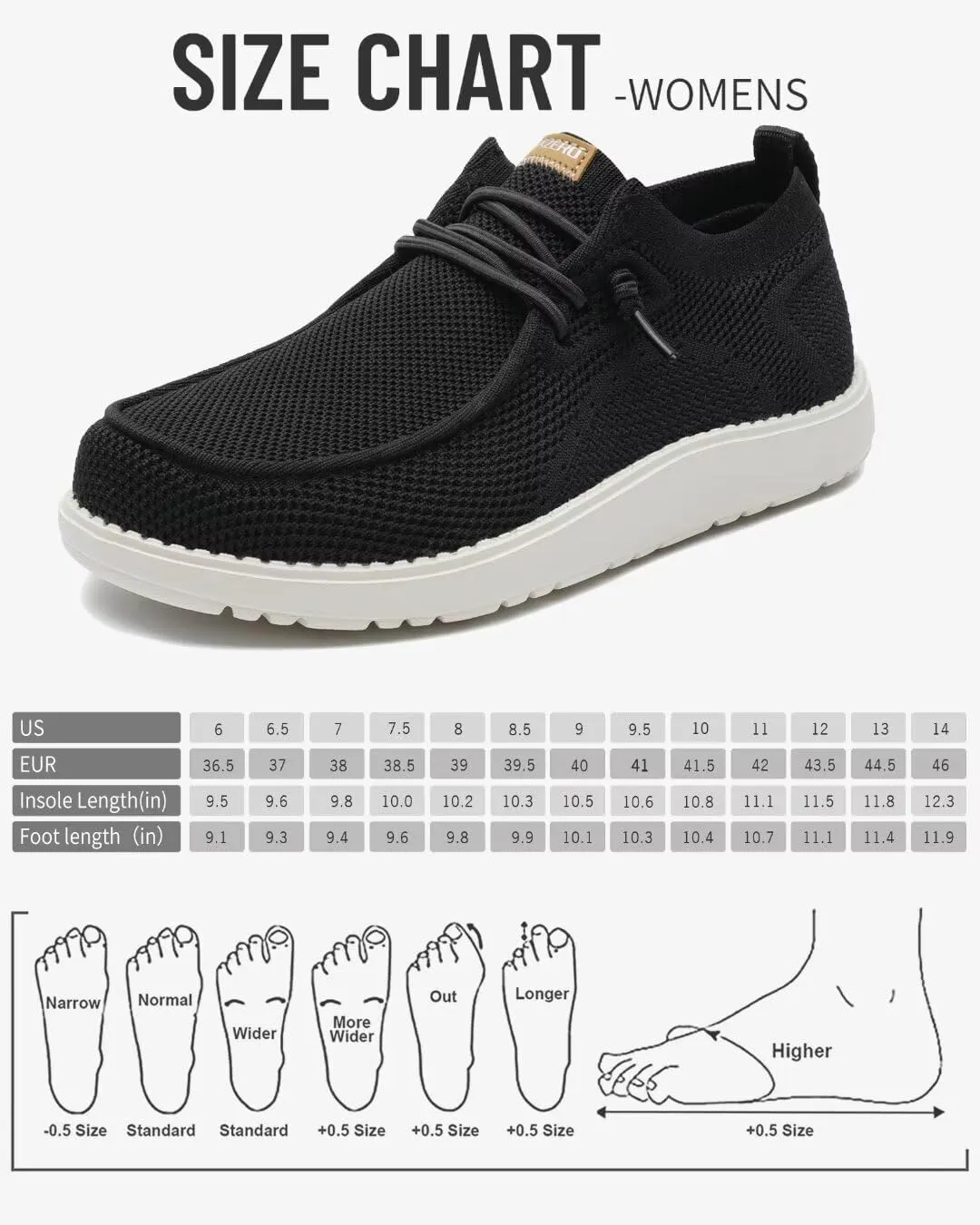ITAZERO Wide Shoes for Women,Wide Walking Shoes for Women Slip On Loafer with Arch Support,Diabetic Women's Shoes Wide Width