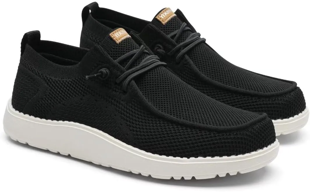 ITAZERO Wide Shoes for Women,Wide Walking Shoes for Women Slip On Loafer with Arch Support,Diabetic Women's Shoes Wide Width
