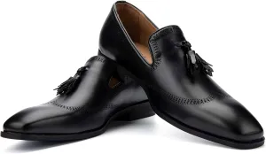 JITAI Mens Loafers Shoes Slip On Driving Shoes Casual Dress Loafer Business Fashion Shoes