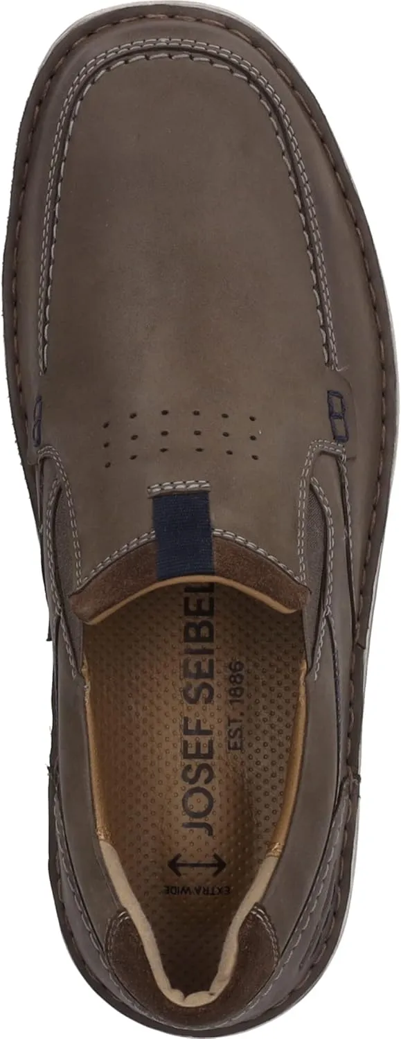 Josef Seibel Men Slippers Alan 01, Men´s Loafers,Extra Wide (K),Removable Insole