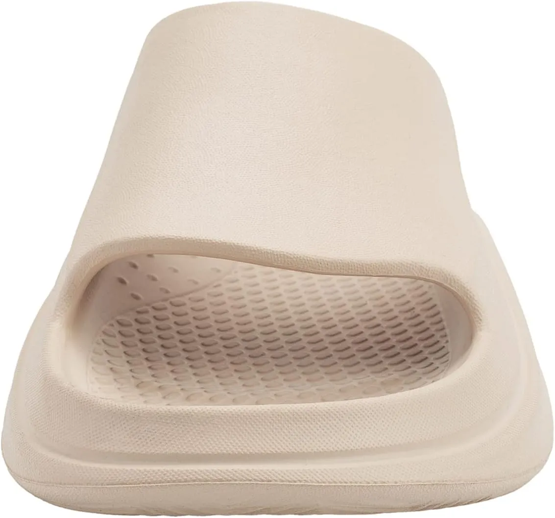 Jscreen Cloud Slides for Women and Men, EVA Non-Slip Super Soft Quick Drying Pillow Slippers, Lightweight Spa Open Toe Bathroom Shower Sandals Massage Foam Slippers for Indoor Outdoor