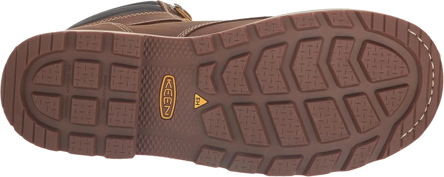 KEEN Utility Men's Cincinnati 6" Composite Toe Waterproof 90 Degree Heel Heavy Duty Work Boot
