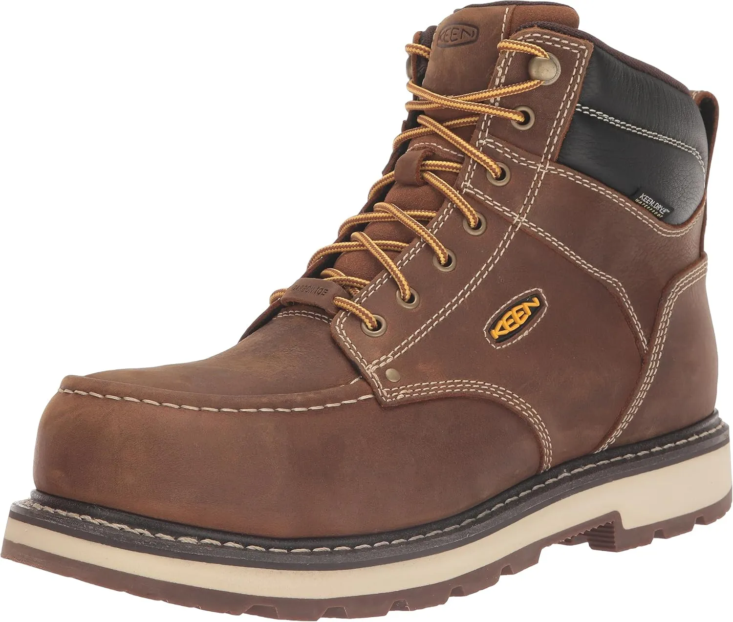 KEEN Utility Men's Cincinnati 6" Composite Toe Waterproof 90 Degree Heel Heavy Duty Work Boot