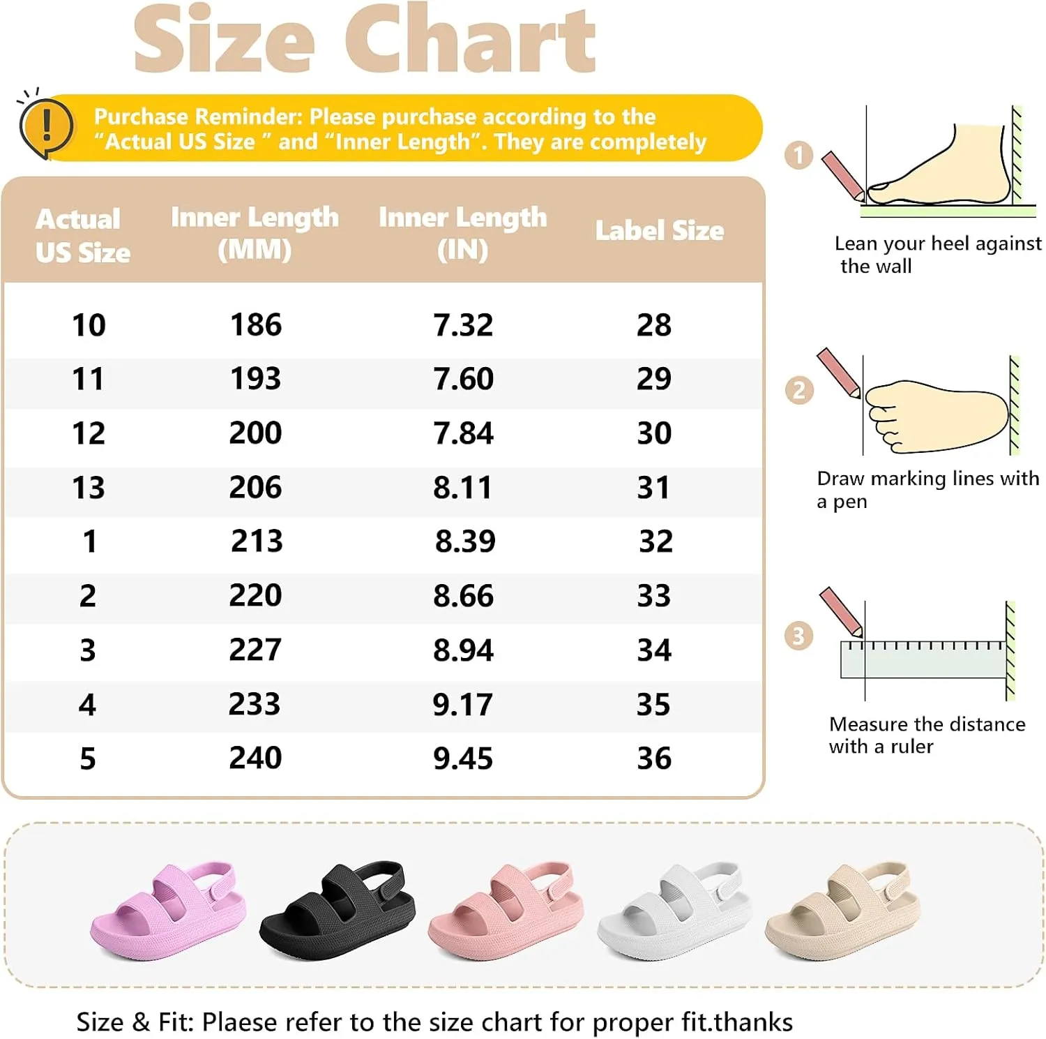 Kids Cloud Sandals Boys Girls Slip on Flat Slides Sandals EVA Summer Quick Drying Pillow Slipper With Hook Loop Back Strap