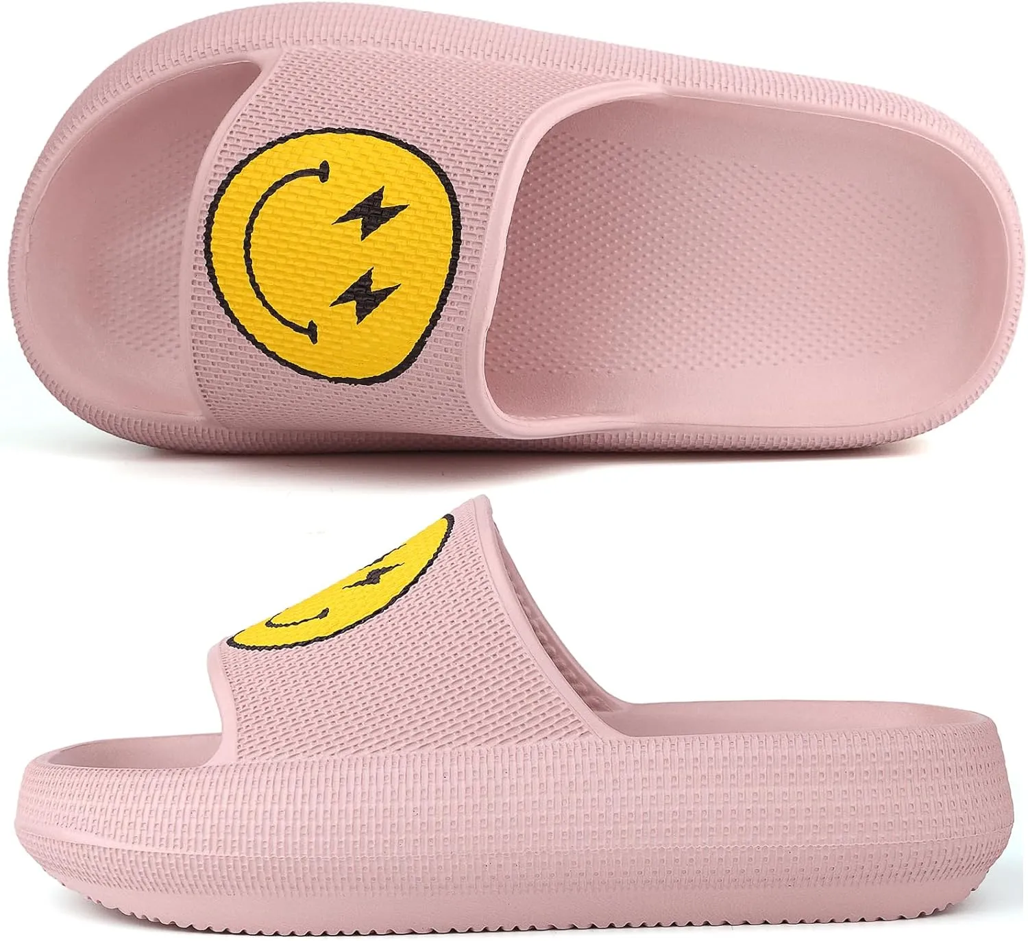 Kids Cloud Slides丨Pillow Sandals for Boys Girls丨Quick Drying Bathroom Shower Sandals丨Summer Beach Pool Slippers| Thick Sole Non-Slip