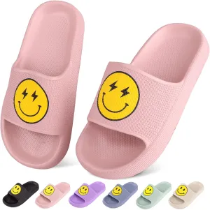 Kids Cloud Slides丨Pillow Sandals for Boys Girls丨Quick Drying Bathroom Shower Sandals丨Summer Beach Pool Slippers| Thick Sole Non-Slip