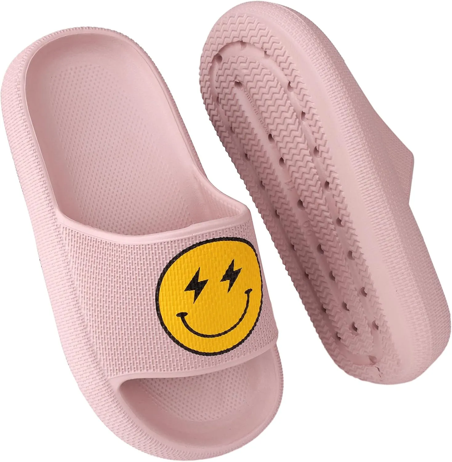 Kids Cloud Slides丨Pillow Sandals for Boys Girls丨Quick Drying Bathroom Shower Sandals丨Summer Beach Pool Slippers| Thick Sole Non-Slip