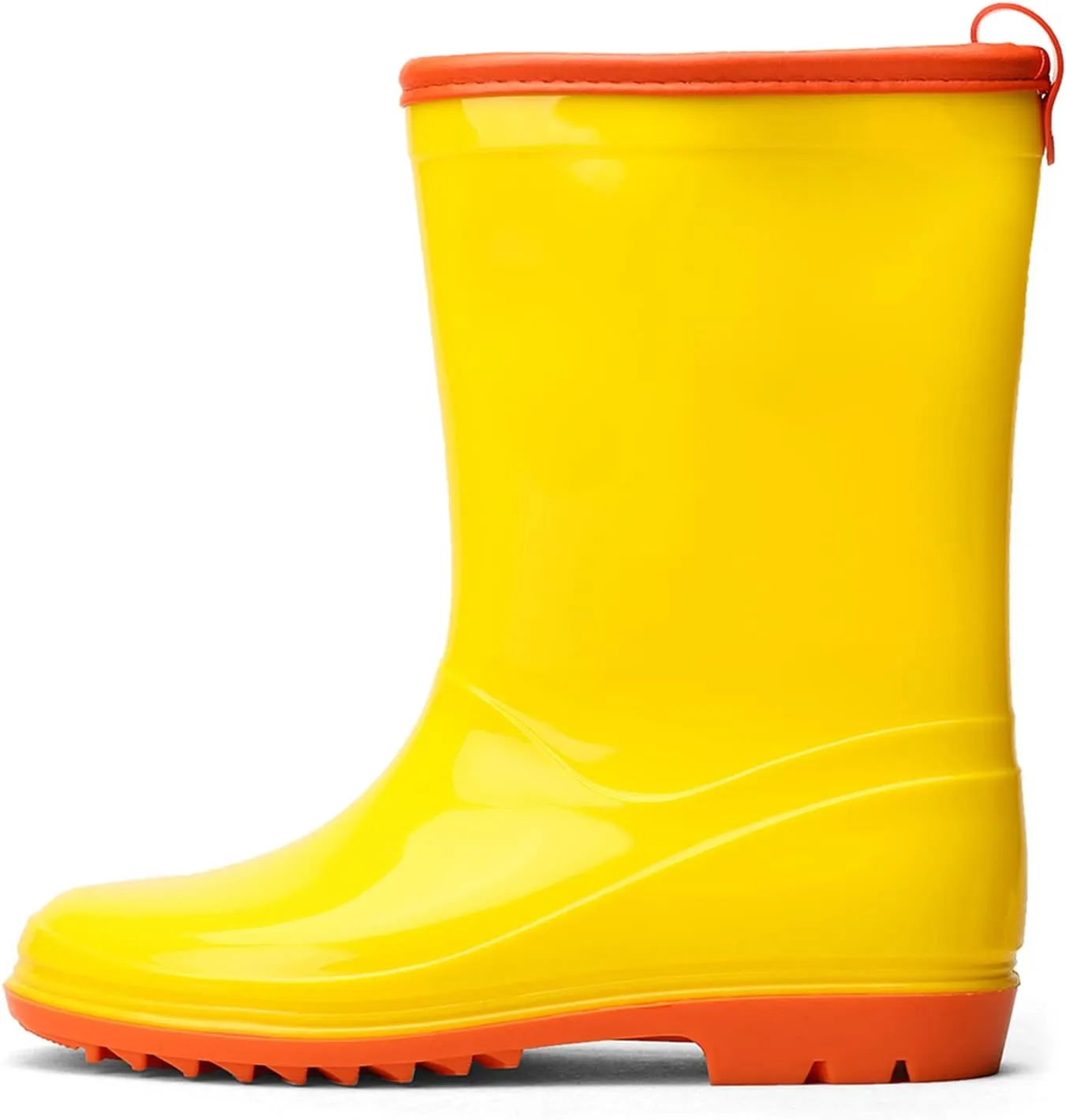 Kids Rain Boots Waterproof Rain Boot with Easy On for Toddler/Little Kid/Big Kid