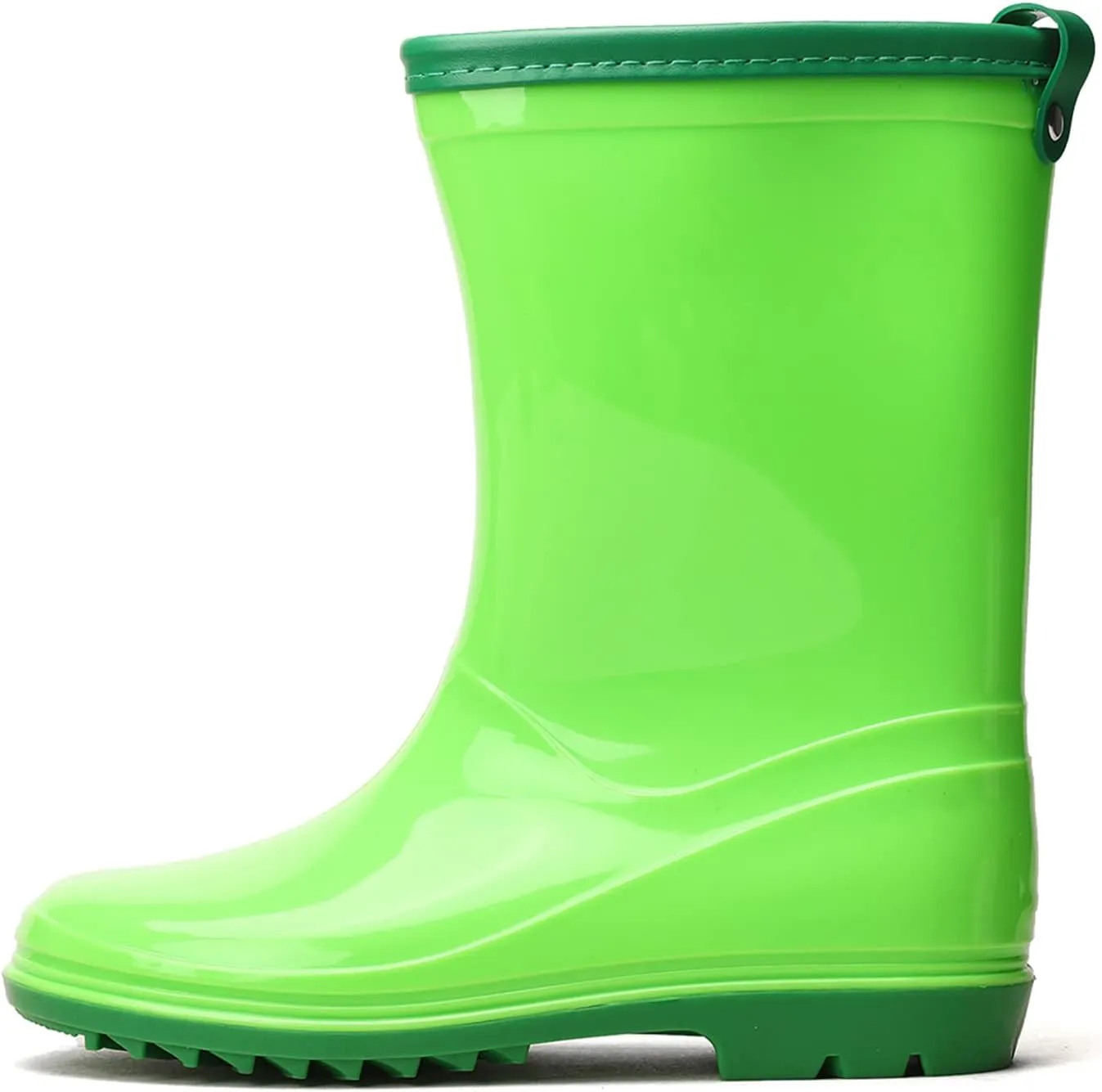 Kids Rain Boots Waterproof Rain Boot with Easy On for Toddler/Little Kid/Big Kid
