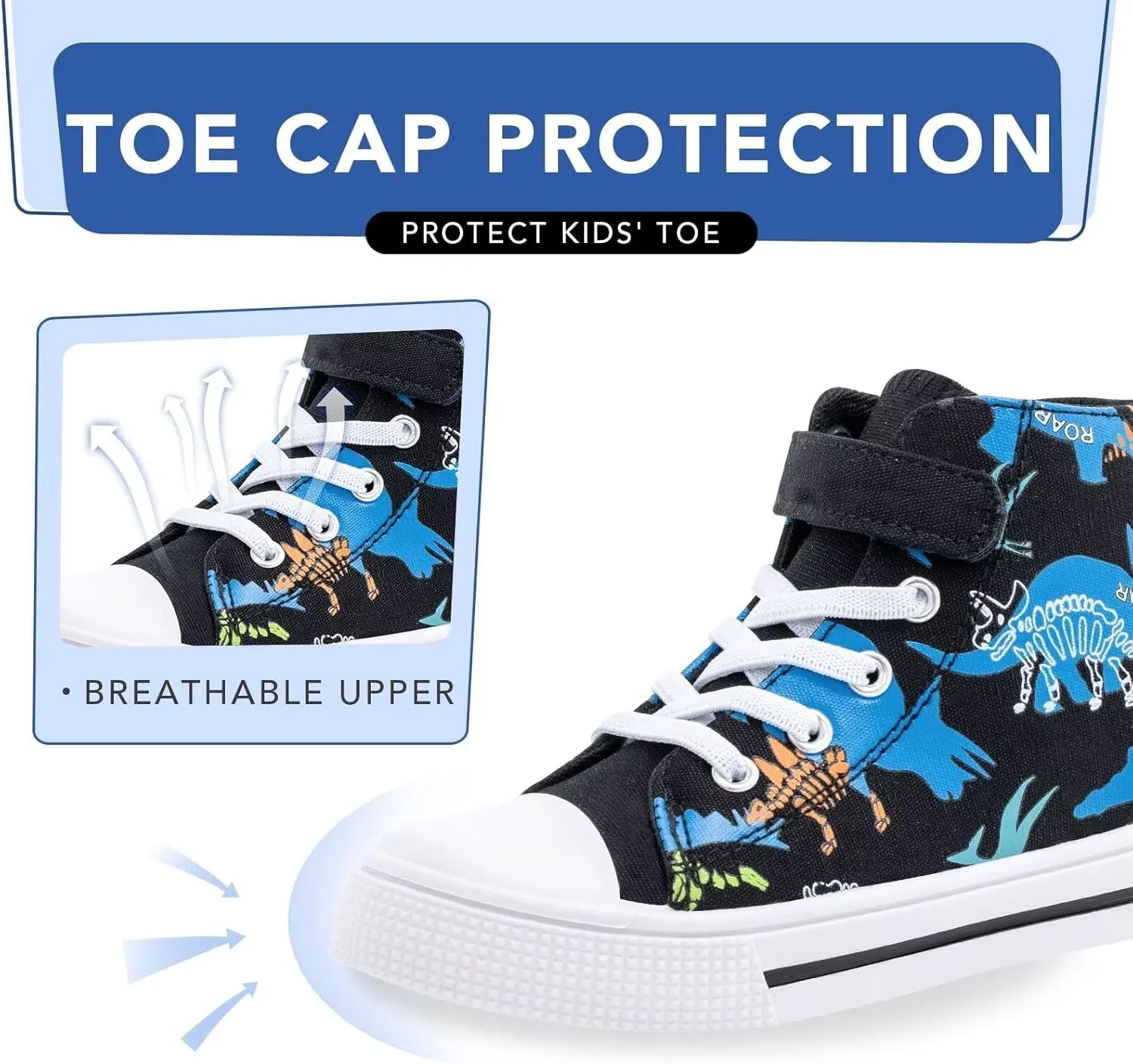 Kids Toddler Sneakers Girls Boys High Top Canvas Shoes Unisex-Child Casual Shoes